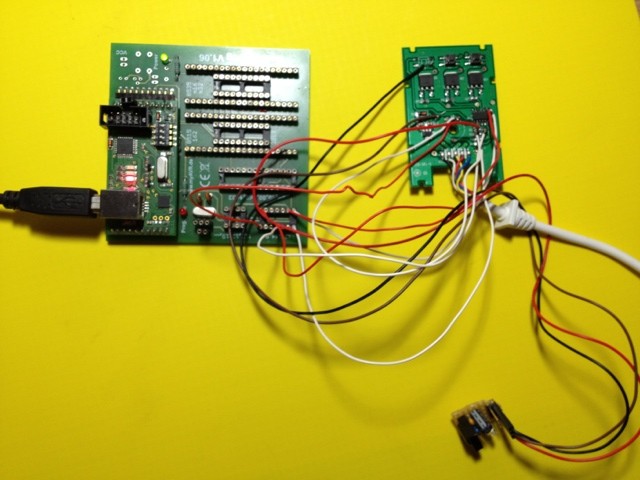Ikea Dioder Board wired to my flasher